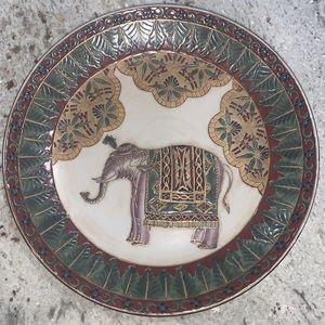 10” Decorative Elephant Plate